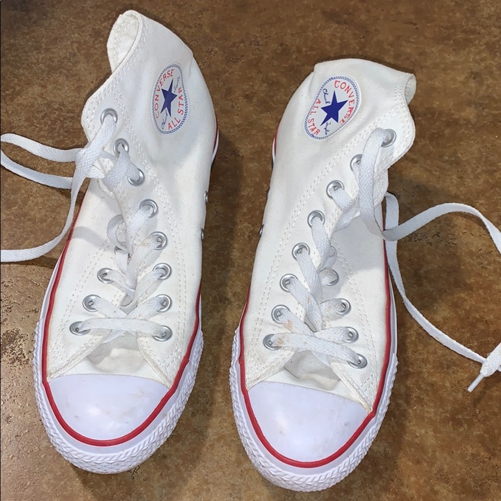 White High top Converse
